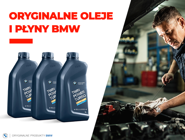 Oryginalne oleje i filtry BMW