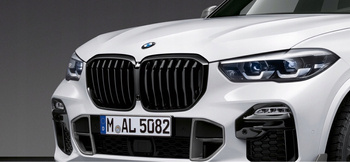 CZARNE Nerki grille BMW X5 G05 M Performance Black