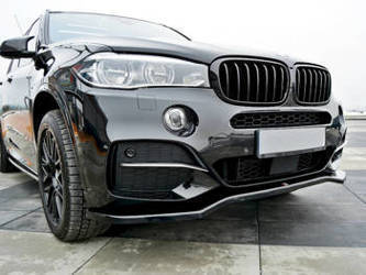 SPLITTER PRZEDNI V.1 BMW X5 F15 M-PACK - Textured