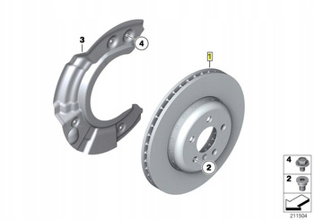 Tarcza hamulcowa BMW T 300X20mm F30 E90 F20 320d 328i